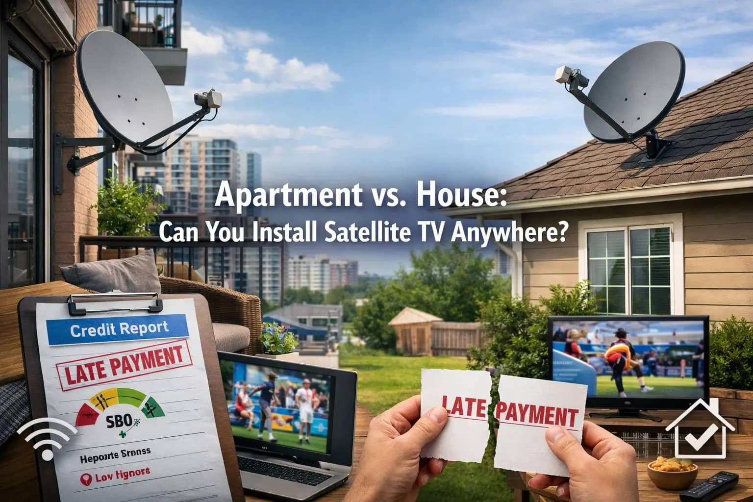 Apartment vs. House: Can You Install Satellite TV Anywhere?